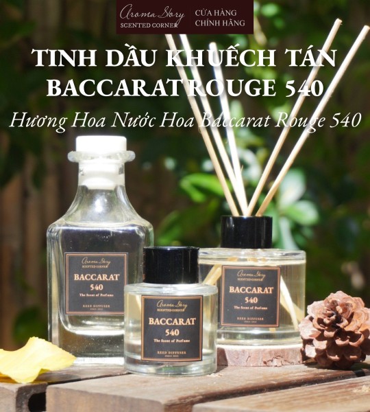 Tinh Dầu Khuếch Tán Baccarat Rouge 540 Aroma Story Size 50ml/100ml/150ml