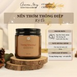 Nến Thơm Cốc Thủy Tinh Hương Thơm Khu Vườn Trà "Bâng Khuâng" Aroma Story 100g
